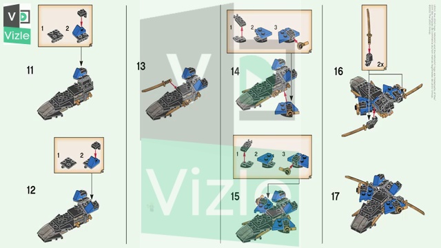 Lego Brick Lego Ninjago Thunder Raider Instructions Lego Ninjago